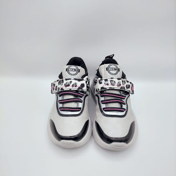 SNEAKERS ENRICO COVERI ARGENTO ANIMALIER