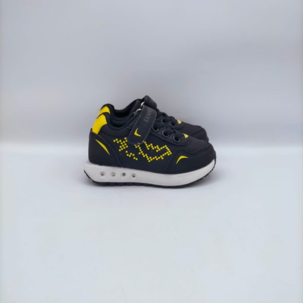 SNEAKERS LUMBERJACK B NERO/GIALLO CON LUCI