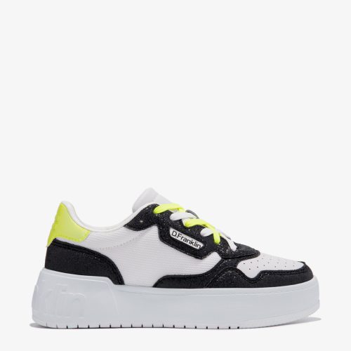 SNEAKERS D. FRANKLIN Bianco-Nero