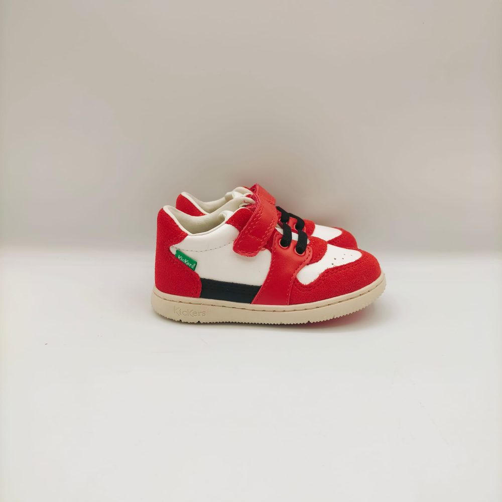 PRIMO PASSO KICKERS B BIANCO ROSSO