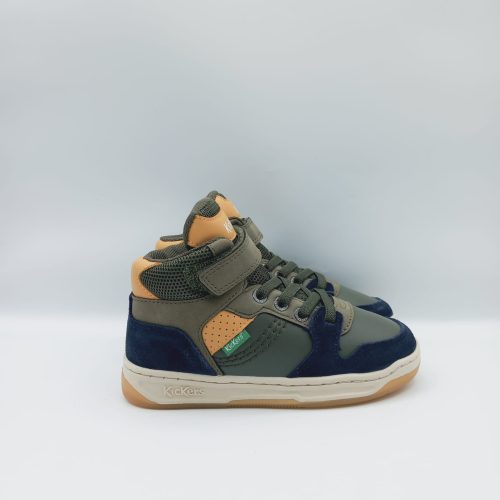 SCARPONCINO KICKERS B VERDE, BLU, GIALLO