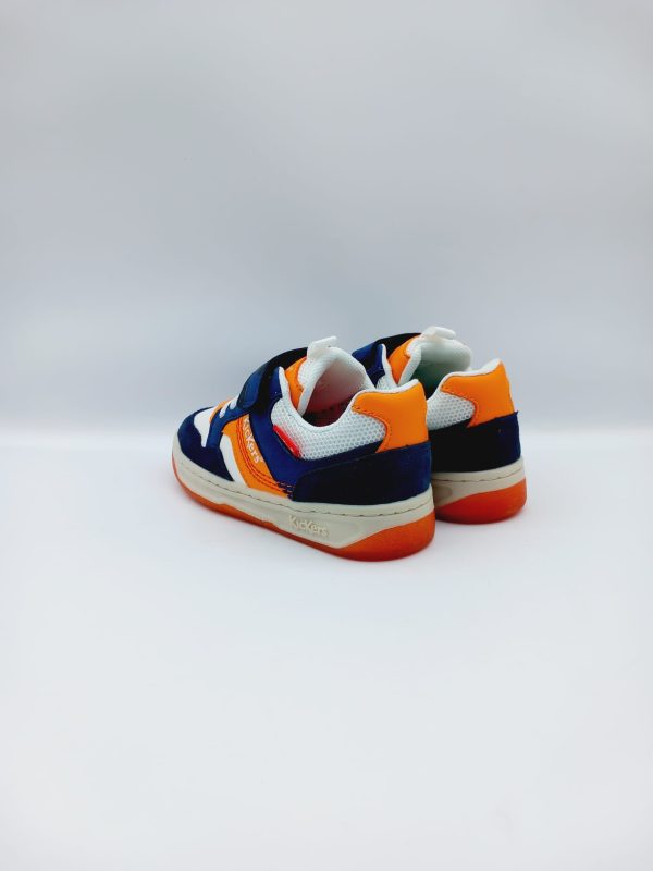 SNEAKERS KICKERS B BIANCA, ARANCIO - immagine 3
