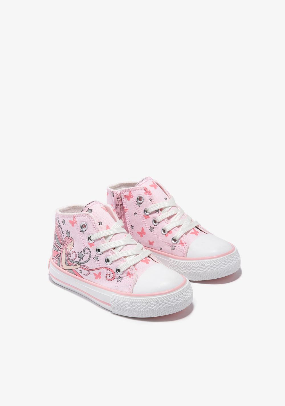 SNEAKERS ALTA, MODELLO CONVERSE CONGUITOS STAMPA REGINA DELLE FATE - immagine 2
