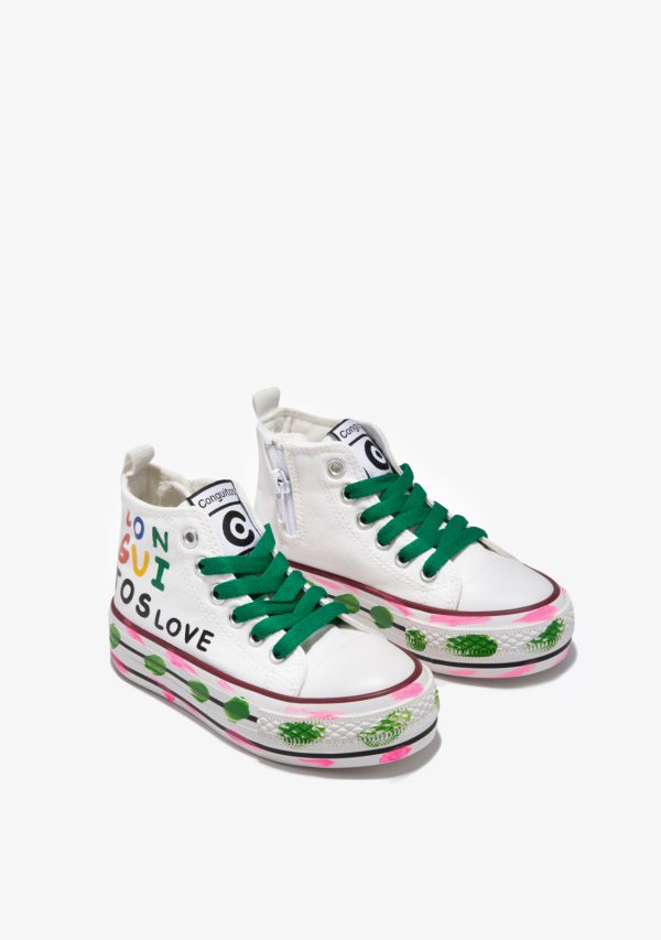 SNEAKERS ALTA, MODELLO CONVERSE CONGUITOS MULTICOLOR - immagine 2