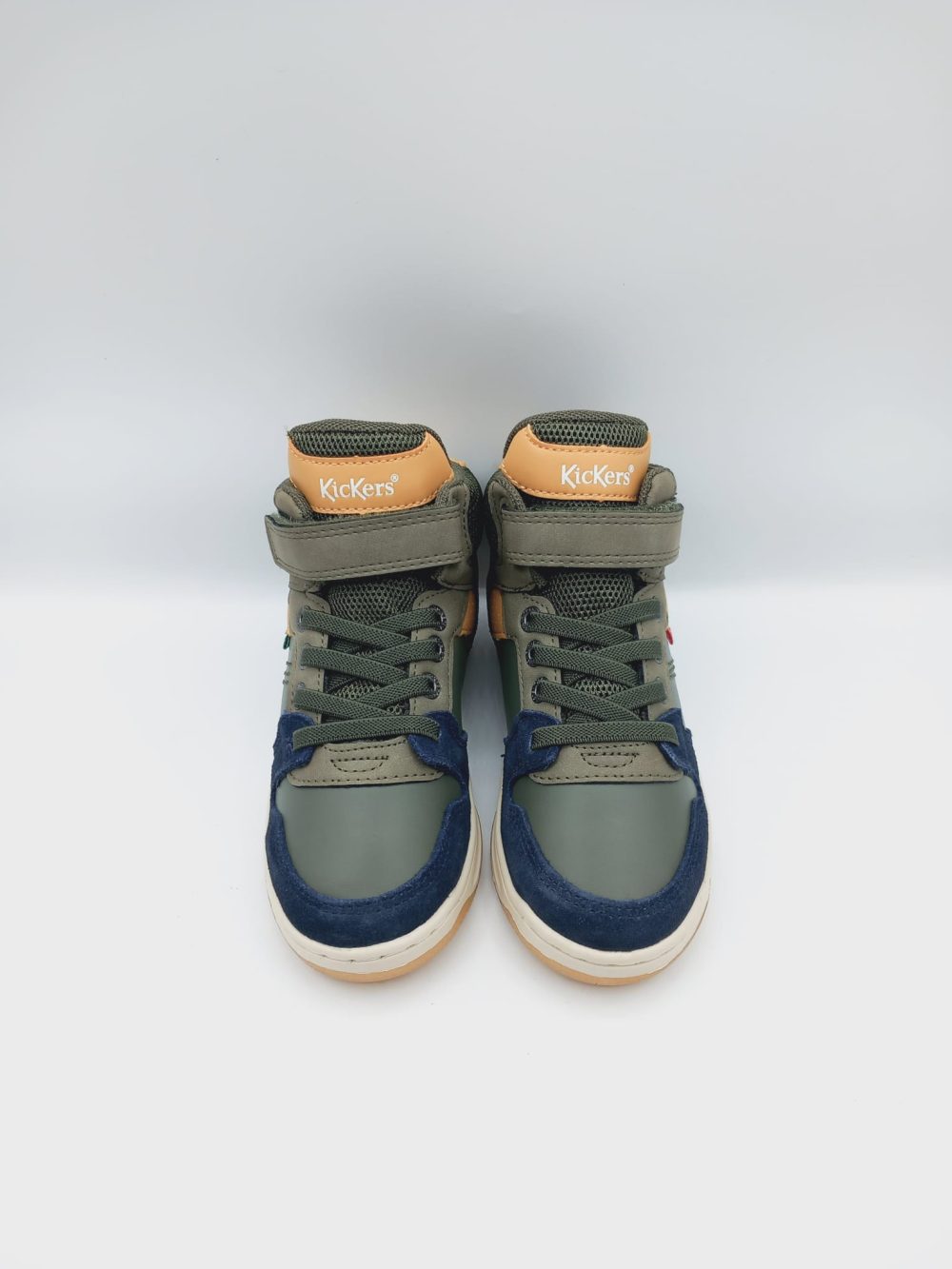 SCARPONCINO KICKERS B VERDE, BLU, GIALLO - immagine 2