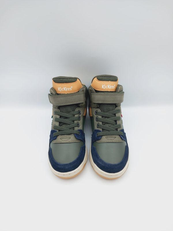 SCARPONCINO KICKERS B VERDE, BLU, GIALLO - immagine 2