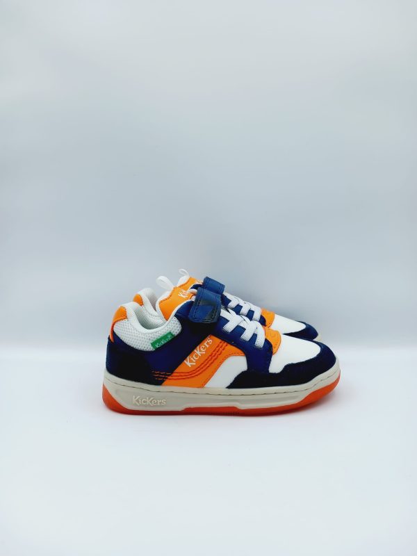 SNEAKERS KICKERS B BIANCA, ARANCIO