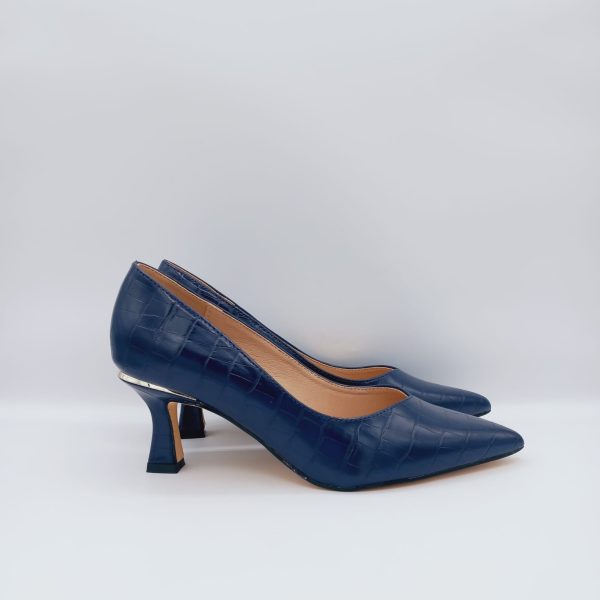 DÉCOLLETÉ MENBUR STAMPA COCCO BLU - 37