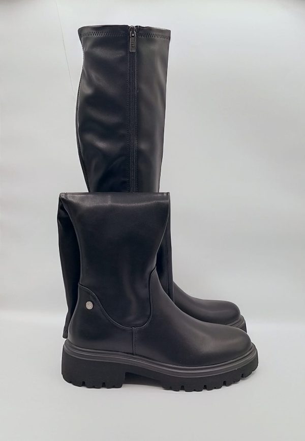 STIVALE ELASTICIZZATO XTI NERO - immagine 3