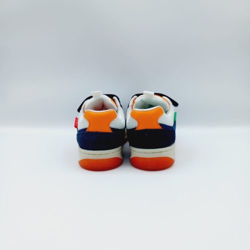SNEAKERS KICKERS B BIANCA, ARANCIO - immagine 2