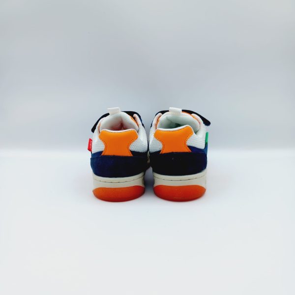SNEAKERS KICKERS B BIANCA, ARANCIO - immagine 2