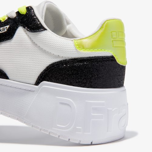 SNEAKERS D. FRANKLIN Bianco-Nero - immagine 4
