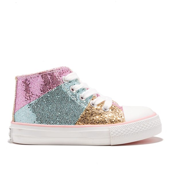 SNEAERS ALTA, MODELLO CONVERS CONGUITOS MULTICOLOR