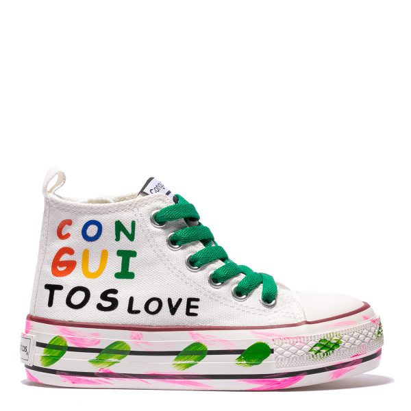 SNEAKERS ALTA, MODELLO CONVERSE CONGUITOS MULTICOLOR - immagine 5