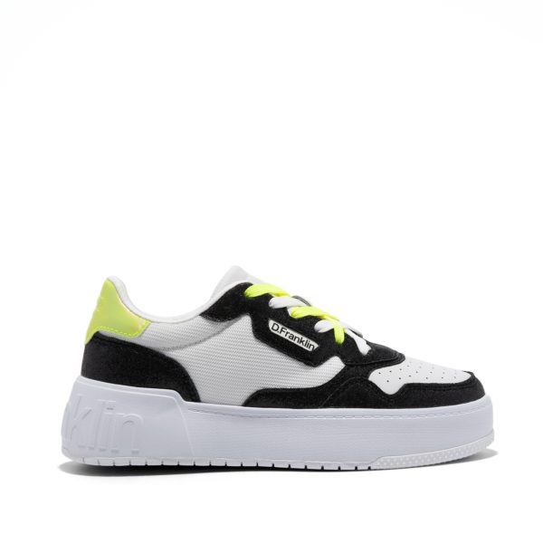 SNEAKERS D. FRANKLIN Bianco-Nero - immagine 5