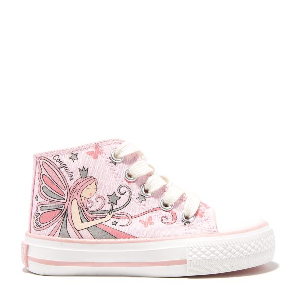 SNEAKERS ALTA, MODELLO CONVERSE CONGUITOS STAMPA REGINA DELLE FATE - immagine 5