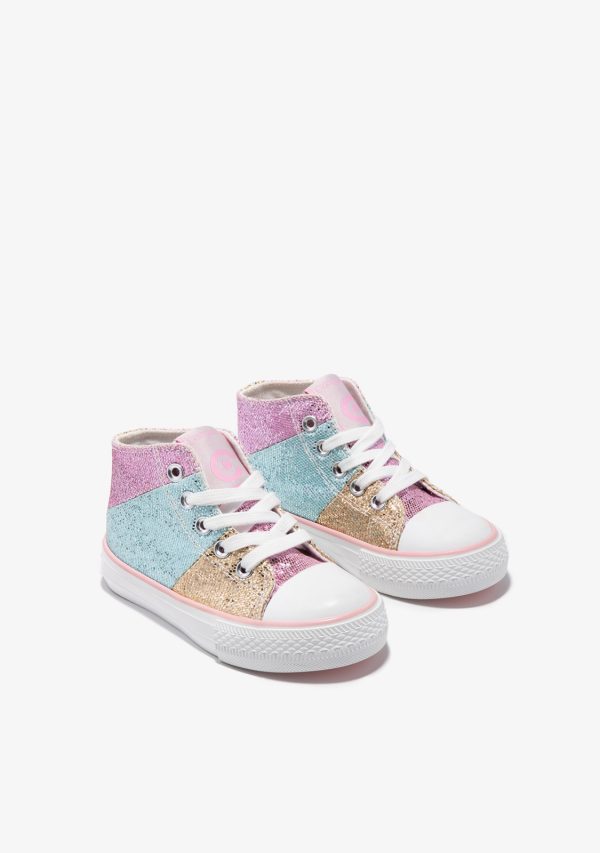 SNEAERS ALTA, MODELLO CONVERS CONGUITOS MULTICOLOR - immagine 2