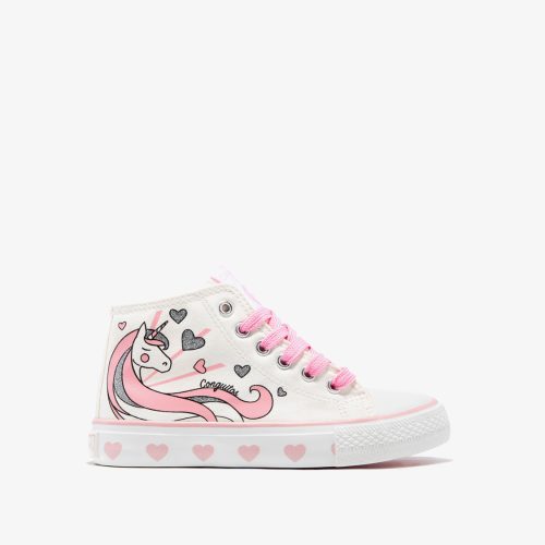 SNEAKERS ALTA, MODELLO CONVERSE UNICORNO STAMPA UNICORNO - immagine 3