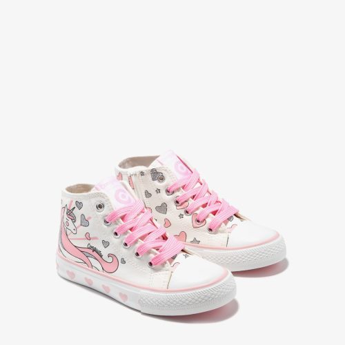SNEAKERS ALTA, MODELLO CONVERSE UNICORNO STAMPA UNICORNO - immagine 4