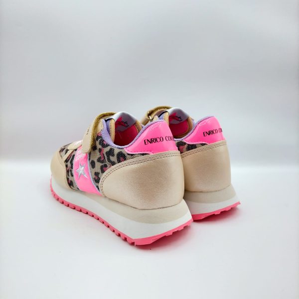 SNEAKERS ENRICO COVERI ANIMALIER/ORO - immagine 3