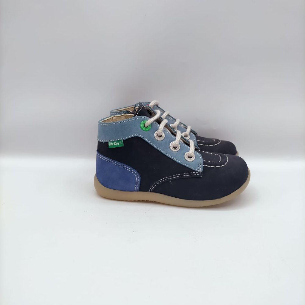 SCARPONCINO KICKERS B BLU CELESTE